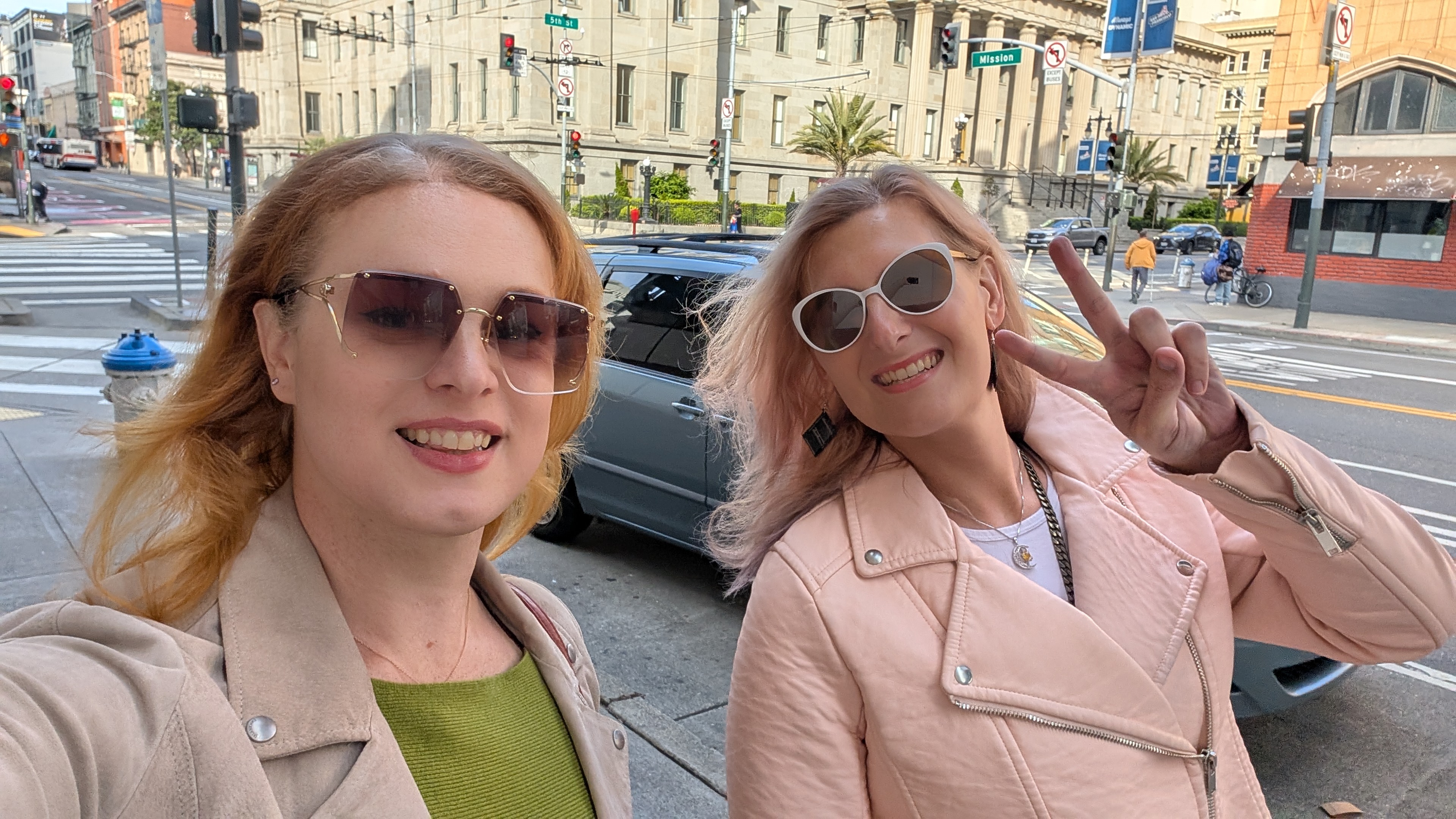 Kali and Kat in San Francisco